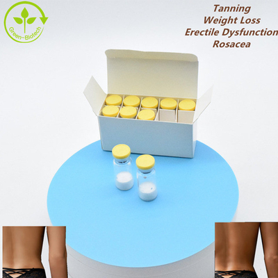 99.9٪ پپتیدهای ملانوتان-II ساخت بدن پودر لیوفیلیزه شده 10mg/ شیش