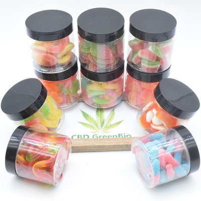 عصاره کنف CBD Sleep Gummy Pain استرس 220 گرم در هر بطری حلقه هلو صمغی CBD