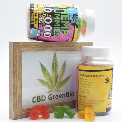 25 میلی گرم طیف گسترده CBD Gummies Anxiety Releasing Organic Premium