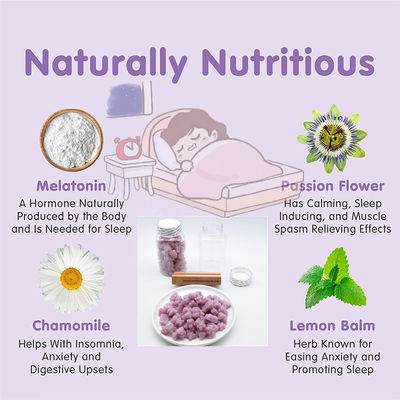 ویتامین خواب خرس صمغی برای بزرگسالان کیفیت خواب را بهبود می بخشد