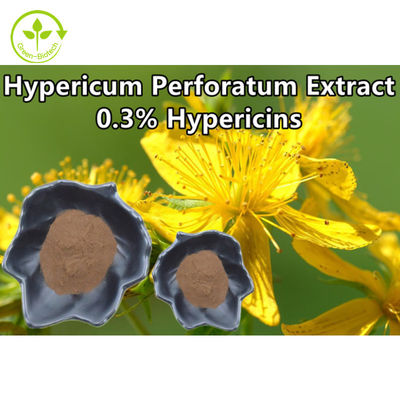 پودر عصاره Hypericum Perforatum 0.3% Hypericin St Johns Wort Extract
