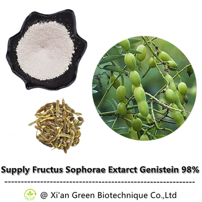 98% پودر عصاره گیاهی جنیستین فروکتوس سوفورا Nepeta Japonica Maxim