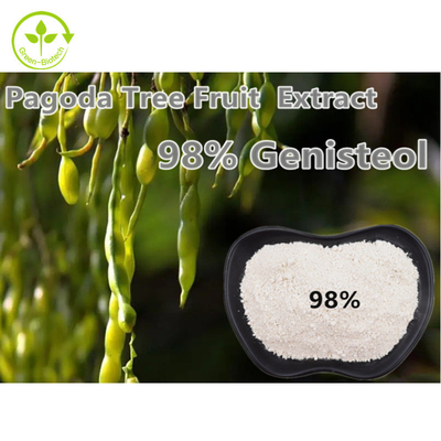 98% پودر عصاره گیاهی جنیستین فروکتوس سوفورا Nepeta Japonica Maxim