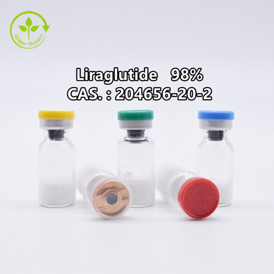 Cas 204656-20-2 98% پودر لیراگلوتاید GLP-1 آنالوگ بسته بندی بطری پنی سیلین