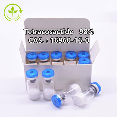 بسته بندی بطری پنی سیلین Cas 16960-16-0 98% پودر تتراکوزاکتید ACTH آنالوگ