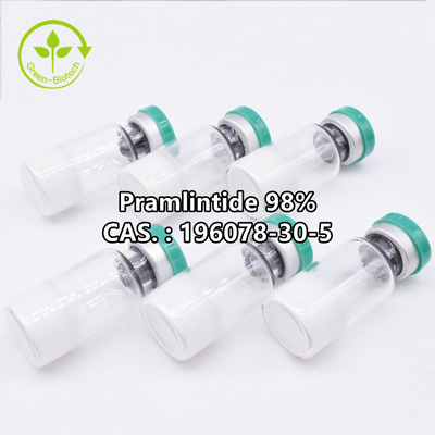 بسته بندی بطری پنی سیلین 98% Pramlintide Acetate Cas 196078-30-5 10Mg/Bottle