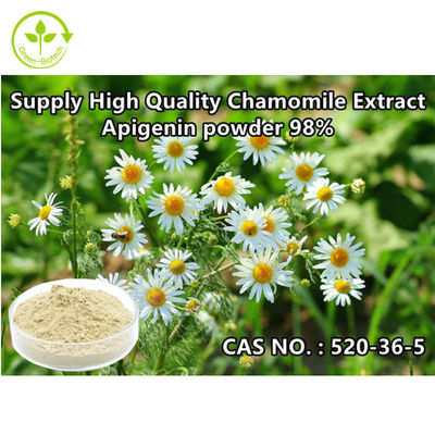 CAS 520-36-5 عصاره گیاهی طبیعی عصاره بابونه پودر آپیژنین 98%