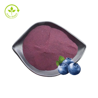 پودر میوه خالص طبیعی زغال اخته آنتوسیانین 25% پودر طعم زغال اخته
