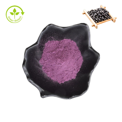 عصاره پوست پوست لوبیا سیاه 1% - 25% پودر عصاره گیاهی طبیعی آنتوسیانین