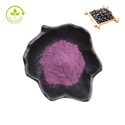 عصاره پوست پوست لوبیا سیاه 1% - 25% پودر عصاره گیاهی طبیعی آنتوسیانین