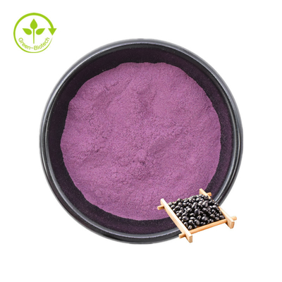 عصاره گیاهی طبیعی پوست لوبیا سیاه 1% تا 25% پودر آنتوسیانین