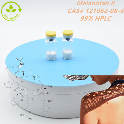 99.9٪ پپتیدهای ملانوتان-II ساخت بدن پودر لیوفیلیزه شده 10mg/ شیش