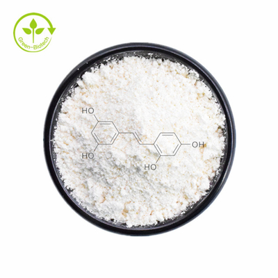 مواد غذایی درجه استخراج طبیعی 98٪ ترانس رزوراترول پودر سفید
