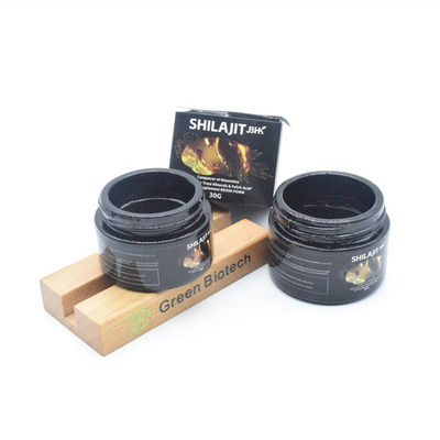 عصاره های گیاهی طبیعی خالص رزین شیلاجیت خالص هیمالیا برچسب خصوصی عمده اسید فولویک 30٪ 50٪