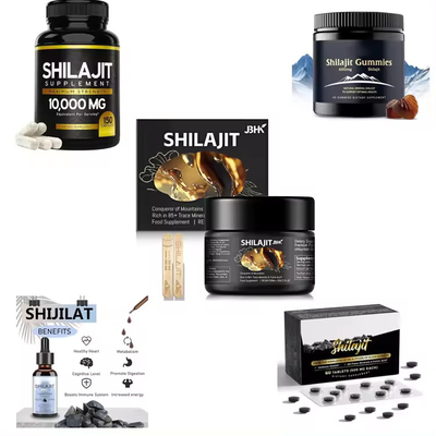 عرضه بهترین کیفیت عصاره شیلاجیت رزین شیلاجیت رزین خالص هیمالایی با اسید فولویک