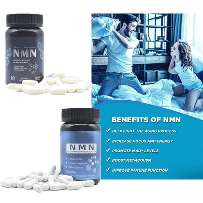 طول عمر 600mg مکمل Nmn خالص کپسول افزایش انرژی