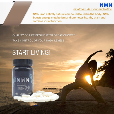 طول عمر 600mg مکمل Nmn خالص کپسول افزایش انرژی