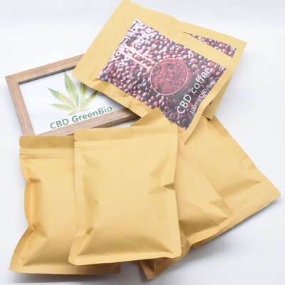 100 گرم پودر قهوه طبیعی CBD مواد مغذی با طیف کامل