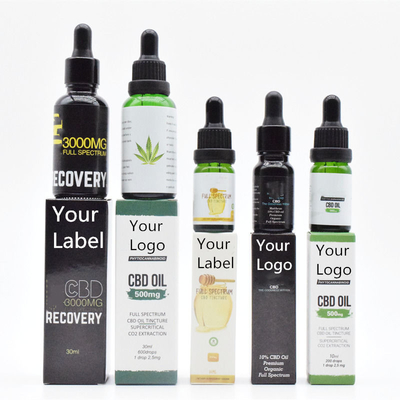 OEM ODM با طیف وسیع CBD Oil THC Free for Healthy Care 500mg 1000mg