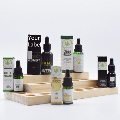 OEM ODM CBD Tincture Oil 500mg 1000mg 5%-30% تسکین دهنده درد