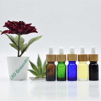 Sativa Leaf Flower CBD Oil Tincture Oil Control Pain 10ml 20ml شیشه قطره چکان سیاه روغن CBD