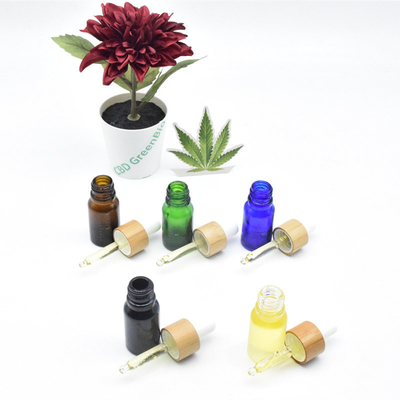 Sativa Leaf Flower CBD Oil Tincture Oil Control Pain 10ml 20ml شیشه قطره چکان سیاه روغن CBD