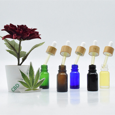 Sativa Leaf Flower CBD Oil Tincture Oil Control Pain 10ml 20ml شیشه قطره چکان سیاه روغن CBD