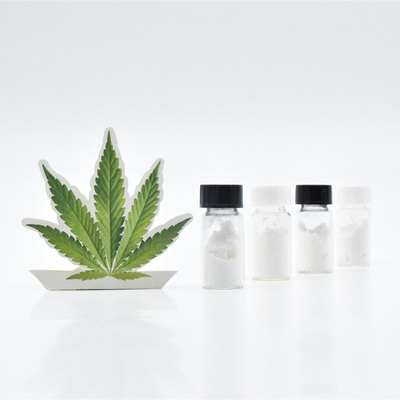بسته بندی آلومینیومی پودر CBD با طیف کامل برای سگ ها 99% 99.99% قابل حل