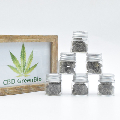 Smoke Dab CBD موم فرو ریختن 10 گرم در هر بطری THC رایگان در دسترس زیستی بالا