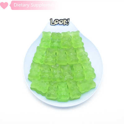 مکمل های ویتامین GMP بیوتین با محتوای بالا 1600 میلی گرم Sea Moss Gummy Bears درجه ممتاز