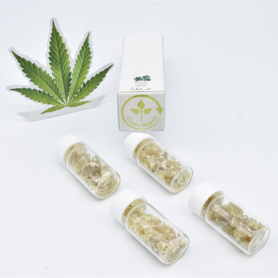 بطری شیشه ای خالص Cbd فرو ریختن ارگانیک موم کنف کاهش استرس